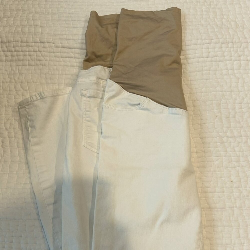 White Maternity Jeans